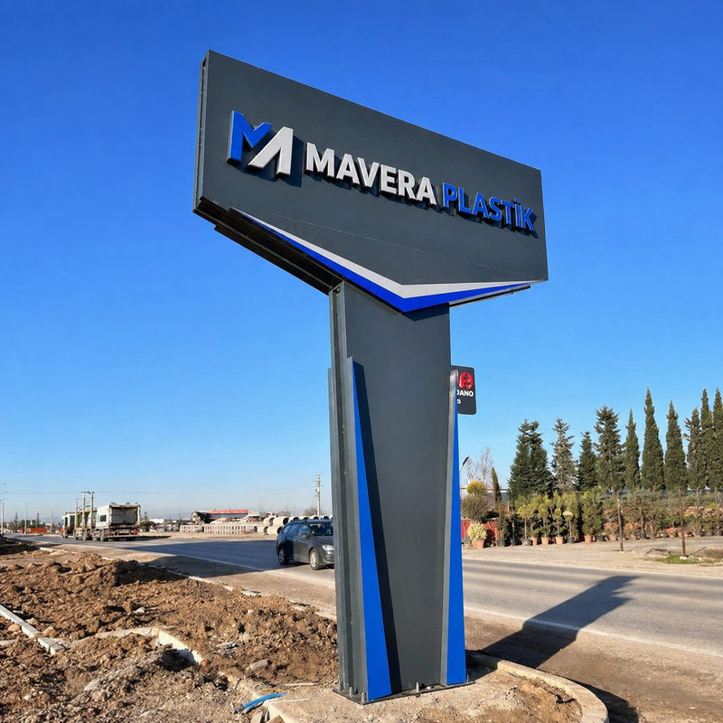 Totem Tabela Rehberi: Ölçü, Malzeme ve Yerleşim